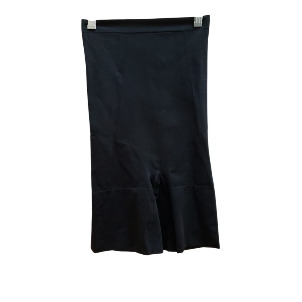 Spanx High Waisted Mid Thigh Shorts Womens Size M Black Shapewear Slimming